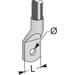 Schneider LV429252 Gecrimpte Kabelschuhe für Kupfer-Kabel (3 Stk.), 120mm², mit Phasentrennern 