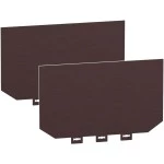 Schneider LV429331 2 Isolationsblenden für 4P Leistungsschalter (Abstand 45 mm) ComPact NSX100-250 