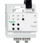 Schneider MTN649802 Jalousieaktor REG-K/2x/10 mit Handbetätigung, lichtgrau 