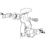 Schneider NSYAEDLDINS3D Halb-zylindrisches DIN-Verschlusssystem für Gehäuse PanelSeT S3D 