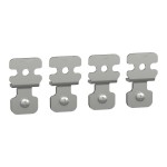 Schneider NSYAEFPFSC Set, 4 Wandbefestigungslaschen aus Stahl. für Geh. PanelSeT S3D 