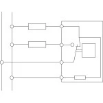 Schneider NSYCCOTHI Climasys-Thermostat mit umgekehrtem Kontakt °C 