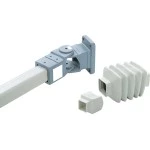 Schneider NSYCMUMA50 Bewegliche Befestigung, quadr., 85mm, Gussstahl, RAL7040, f. S3CM-HMI-Gehäuse 