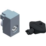 Schneider NSYINDB31 PanelSeT SF/SM-Profileinsatz, Schloss mit 3-mm-Doppelbart 