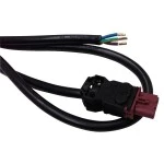 Schneider NSYLAM3MDC Netzkabel 3m lang für Vdc IEC LED-Lampen mit Mehrfachbefestigungsrohr 
