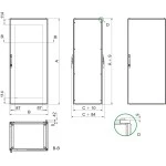 Schneider NSYSF20880E PanelSeT SF-Elektronikschrank, fertig montiert, 2000x800x800mm 