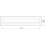 Schneider NSYSPB8100 PanelSeT SF-Sockelelemente mit Bürstendichtung, 100x800x800mm 