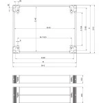 Schneider NSYSPF6100 PanelSeT SF/SM Zubehör Sockel-Frontteile, 100x600mm 