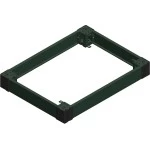Schneider NSYSPS3100SD 2 Seitenwände f Sockel. 300x100mm. gefalztes Stahlblech. RAL 7022. IP 30. IK 10. 
