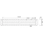 Schneider NSYSQCR9050 PanelSeT SF/SM-Schnellmontage-Profilschiene, 500x500x500mm, VE: 2 Stück 