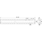 Schneider NSYSUCR6560 PanelSeT SF/SM-Universal-Traverse, 600x600x600mm, Verp.einheit: 2 Stück 