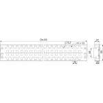 Schneider NSYSUCR9060 PanelSeT SF/SM-Universal-Traverse, 600x600x600mm, Verp.einheit: 2 Stück 