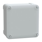 Schneider NSYTBS11116 PanelSeT TBS - ABS-Gehäuse mit undurchs. Abdeckung H10, H116xB116xT62mm, Schutzart IP66, IK07, RAL 7035 