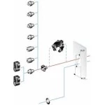 Schneider NSYTC7CRN Schlosseinsatz, vierkant, 7mm, für die Gehäuse PanelSeT CRN oder PanelSeT PLM 