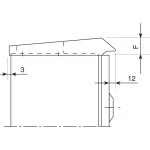 Schneider NSYTJ8030 PanelSeT-WM-Gehäuseabdeckung B800xT300 RAL7035- Befestigung mitgeliefert 