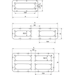 Schneider NSYTLCFL PanelSeT SF-Adapter für FL21-Kabeleinführungsplatte 