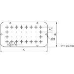 Schneider Electric NSYTLD Standard für Spacial S3D Geh. RAL7035 L345xB130. 