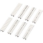 Schneider NSYTRAB520 Einsteckb. Markierstreifen, 5mm, 10 Stellen 11, 20, horizontal gedruckt, weiß 