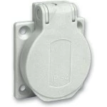 Schneider Electric PKS52G Schukosteckdose grau 2p+E 10/16A 250 V für DE IP54 50x50mm 40 Stück 