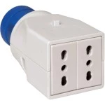 Schneider PKZA202 Adapterstecker PK, CEE, 2 Steckdose, für Italien, 16A, 2p+E, 230V AC 