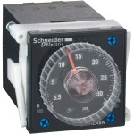 Schneider RE48AML12MW Zeitrelais 4 Funktionen, 0,02 s-300 h, 2 W, 24-240VAC/DC, Format 48x48 