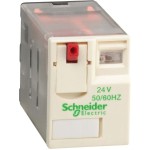 Schneider RXM4AB1B7 Miniaturrelais RXM, 4 W, 6 A, 24 VAC 