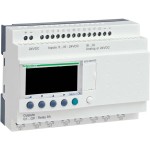 Schneider SR2B201BD SPS-Steuerrelais, Zelio Logic, kompakte Ausführung, 20 E/A, 24 VDC, Display, Uhr, Relaisausgänge 