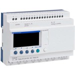 Schneider Electric SR3B261BD SPS-Steuerrelais Zelio Logic modulare Ausführung 26 E/A 24 VDC Display Uhr Relaisausgänge 