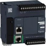 Schneider TM221CE16R SPS-Steuerung, Modicon M221, Kompaktformat, 16 E/A, Ethernet, Modbus, 100 bis 240 VAC, Relaisausgänge, Schraubklemmen 