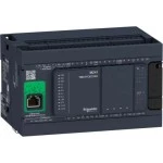 Schneider TM241CEC24R SPS-Steuerung, Modicon M241, 24 E/A, Ethernet, 2x Modbus, CANopen Master, 100 bis 240 VAC, Relaisausgänge, Schraubklemmen 