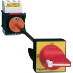 Schneider VCCD02 Not-Aus/Hauptschalter, Zwischenbau, 3p, 690V, 12A, Griff rot abschließbar 