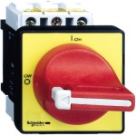 Schneider VCD2 Not-Aus/Hauptschalter, D=22,5mm, 3p, 690V, 40A, Griff rot abschließbar 