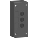 Schneider XALG03 Leergehäuse, Harmony XALG, Kunststoff, schwarz, 3 Bohrungen, 22mm 