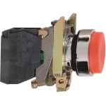 Schneider XB4BL42 Drucktaster, Harmony XB4, Metall, 22mm, rot, vorstehend, unbeschriftet, tastend, 1Ö 