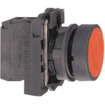 Schneider XB5AA42 Drucktaster, Harmony XB5, Kunststoff, rot, unbeschriftet, 22mm, tastend, 1Ö 