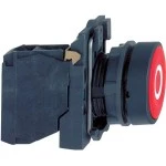 Schneider XB5AA4322 Drucktaster, Harmony XB5, Kunststoff, rot, beschriftet O, 22mm, tastend, 1Ö 