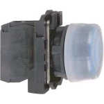 Schneider XB5AP61 Drucktaster, Harmony XB5, Kunststoff, vorstehend, blau, unbeschriftet, mit Schutzkappe, 22mm, tastend, 1S 