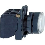Schneider XB5AW31M5 Leuchtdrucktaster, Harmony XB5, Kunststoff, weiß, 22mm, universelle LED, glatte Kalotte, 1S + 1Ö, 230-240V AC 
