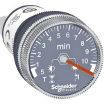 Schneider XB5DTB24 Timer, Zeitrelais für Fronteinbau, Harmony XB5, Kunststoff, 22mm, 0,5min bis 10min, 24V DC 