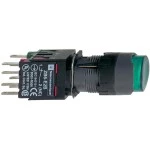 Schneider XB6AE3B1B Leuchtdrucktaster, grün Ø 16, vorst., o. Rastung, 24 V, 1S 