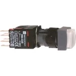 Schneider XB6CE1B5B Leuchtdrucktaster, weiß Ø 16, vorstehend, ohne Rastung, 24 V, 1S+1Ö 