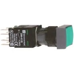 Schneider XB6DA31B Drucktaster, grün Ø 16, flach, o. Rastung, 1S 