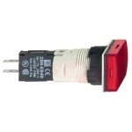 Schneider XB6DV4BB Leuchtmelder, Ø 16, rechteckig, IP 65, rot, Integral LED, 24 V, Stecker 