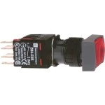 Schneider Electric XB6DW4B5B Leuchtdrucktaster rot Ø 16 flach o. Rastung 24 V 1S+1Ö 