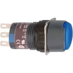 Schneider Electric XB6EAA62P Drucktaster blau Ø 16 flach o. Rastung 2W 5 Stück 