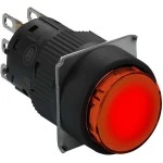 Schneider Electric XB6EAF4B1P Leuchtdrucktaster rot Ø 16 flach o. Rastung 24 V 1W 5 Stück 