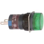Schneider XB6EAV3BP Leuchtmelder, rund Ø 16, IP 65, grün, Integral LED, 24 V, Stecker 