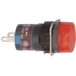 Schneider Electric XB6EAV4JP Leuchtmelder rund Ø 16 IP 65 rot Integral LED 12 V Stecker 5 Stück 