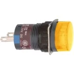 Schneider Electric XB6EAV8BP Leuchtmelder rund Ø 16 IP 65 orange Integral LED 24 V Stecker 5 Stück 