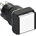 Schneider Electric XB6ECA11P Weißer pushbutton Ø 16 flach o. Rastung 1OC 5 Stück 